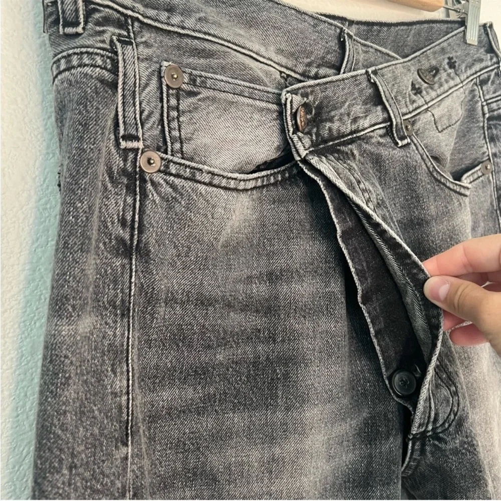 R13 Charcoal Boyfriend Jeans - Picture 7 of 13